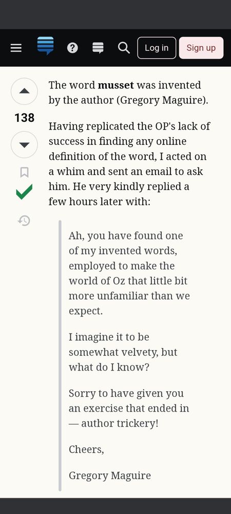 Screenshot of text reading:

The word musset was invented by the author (Gregory Maguire).

Having replicated the OP's lack of success in finding any online definition of the word, I acted on a whim and sent an email to ask him. He very kindly replied a few hours later with:

Ah, you have found one of my invented words, employed to make the world of Oz that little bit more unfamiliar than we expect.

I imagine it to be somewhat velvety, but what do I know?

Sorry to have given you an exercise that ended in author trickery!

Cheers,

Gregory Maguire