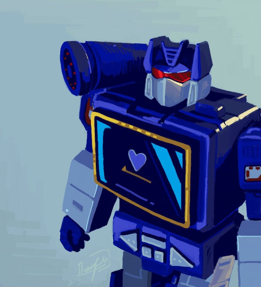 Transformers ms paint art of Core Class War For Cybertron: Kingdom Soundwave