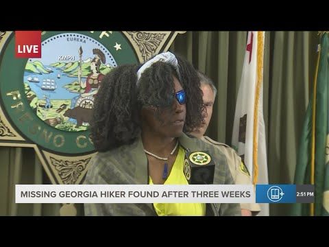 Rescued Georgia hiker speaks | Full press conference