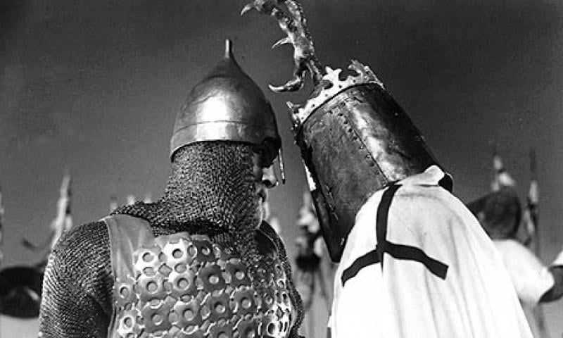#AlexanderNevsky led #Novgorod Russians to victory over the Teutonic Knights in the Battle on the Ice #OnThisDay in 1242 — immortalized in #SergeiEisenstein's 1938 #film — with music by #SergeiProkofiev:
https://www.youtube.com/watch?v=IcPixaWL2Pg
https://en.wikipedia.org/wiki/Battle_on_the_Ice