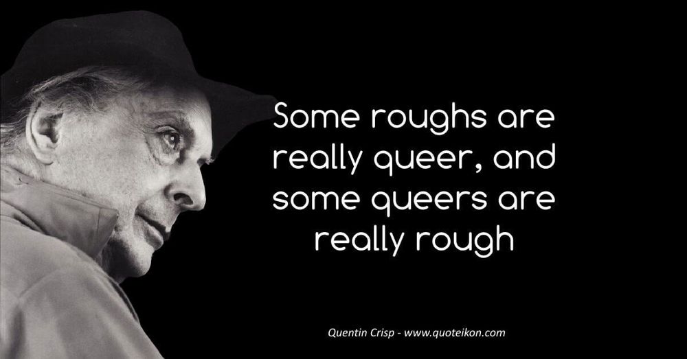 
#QuentinCrisp was born #OnThisDay in 1908; while his politics were complicated & some of what he said was problematic, he courageously defied #heteronormative conventions as a genderqueer pioneer & is certainly a significant figure in #LGBT history...
https://en.wikipedia.org/wiki/Quentin_Crisp