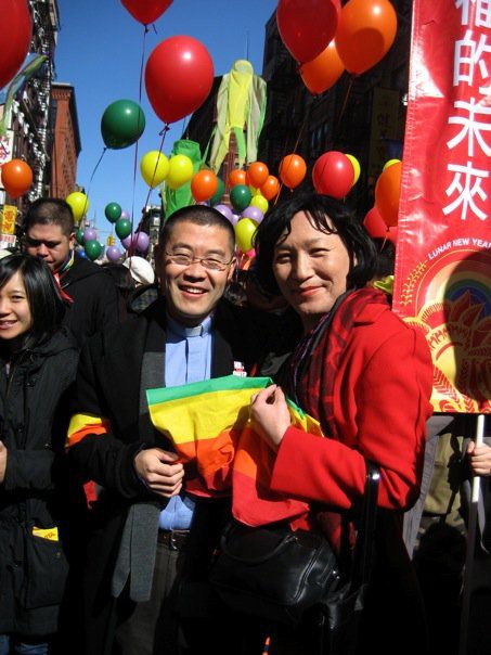 I participated in the first #LGBT contingent in the #LunarNewYear parade in Manhattan's #Chinatown 15 years ago yesterday as queer #APIs took to the streets to make their presence known & make #LGBTQ history (2.21.10); this was me with Patrick Cheng; #HappyLunarNewYear to all~!

https://paulinepark.com/2010/03/07/queering-chinatown-the-first-lgbt-contingent-in-new-yorks-lunar-new-year-parade-makes-history/