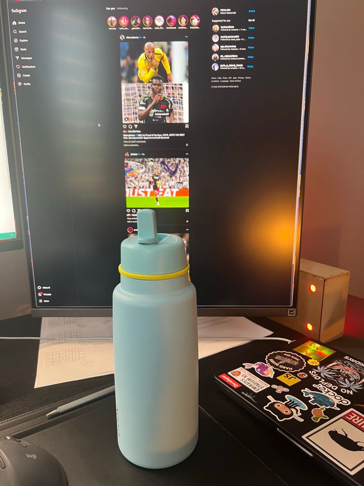 A water bottle full of Real Madrid’s supporters tears. They’re delicious 