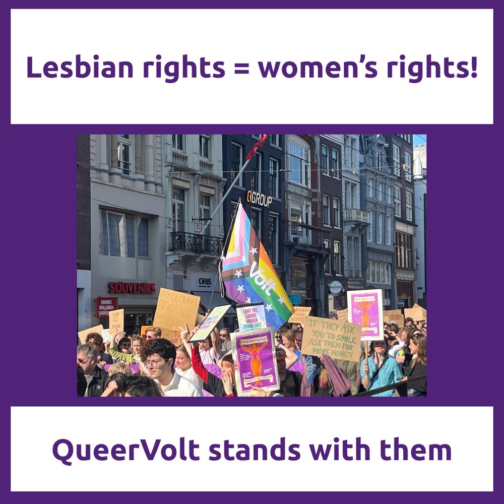 Lesbian rights = women's rights!

QueerVolt stands with them.