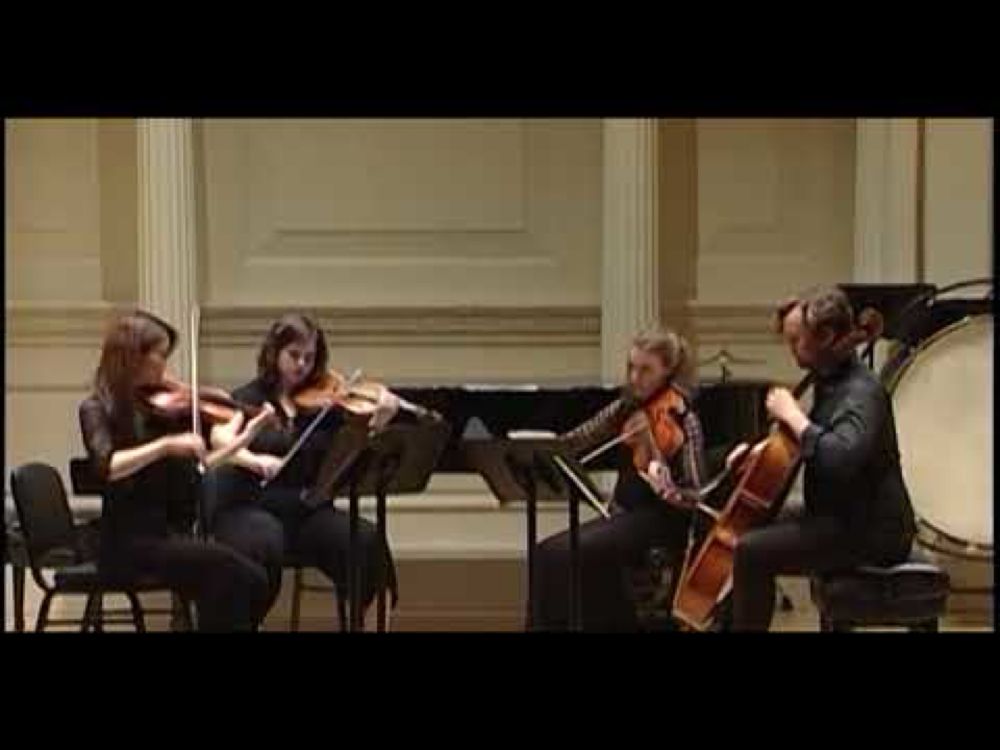 Ecology - for String Quartet Composer: Zhihua Hu - Carnegie Hall