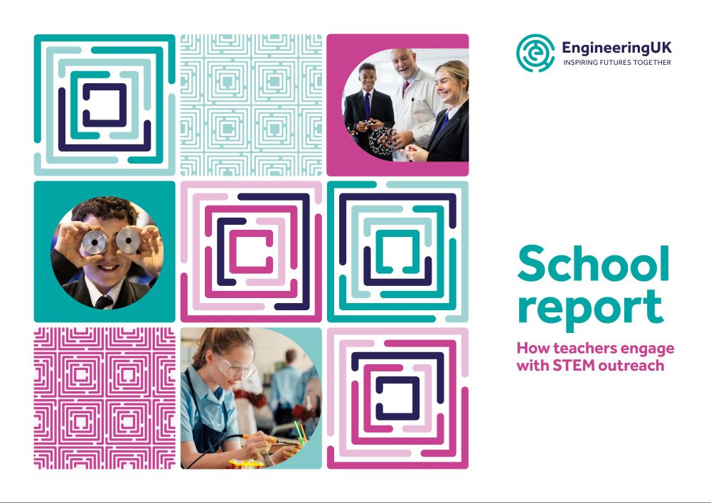 The cover of a new research report - School report: How teachers engage with STEM outreach.