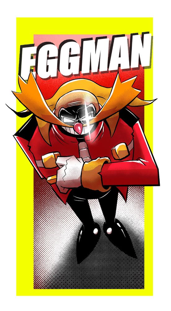 A fan redesign of Eggman from the Sonic the Hedgehog Franchise. A mixed design of the original and the modern Eggman, with additional shoulder pads! 