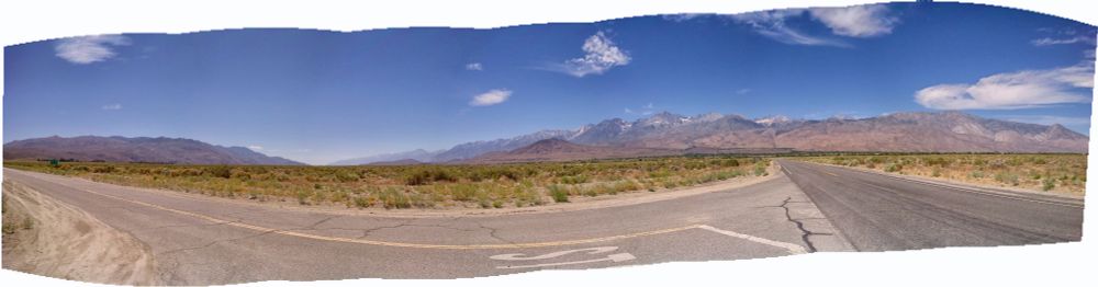 168 Turn Off. #highway #panorama #desert #mountains #nature #remote #land