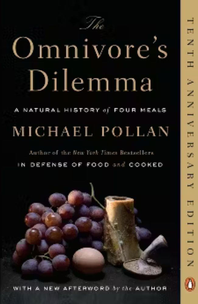 Cover art of Michael Pollan’s The Omnivore’s Dilemma.
