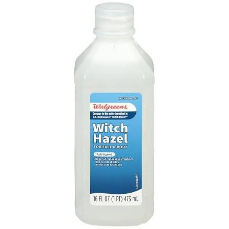 a bottle of WITCH HAZEL