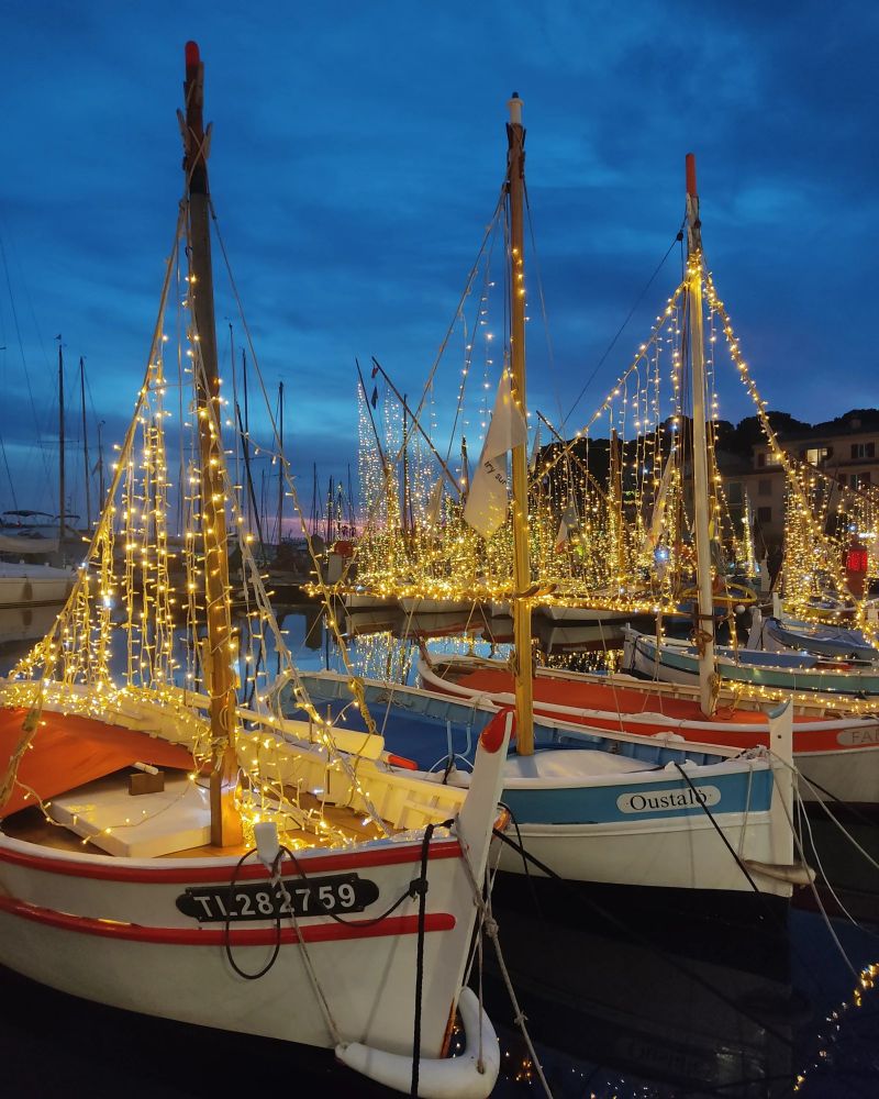 Pointus de Sanary illuminés