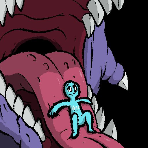 c RidleyXD

Ridley holding a small person in their mouth
