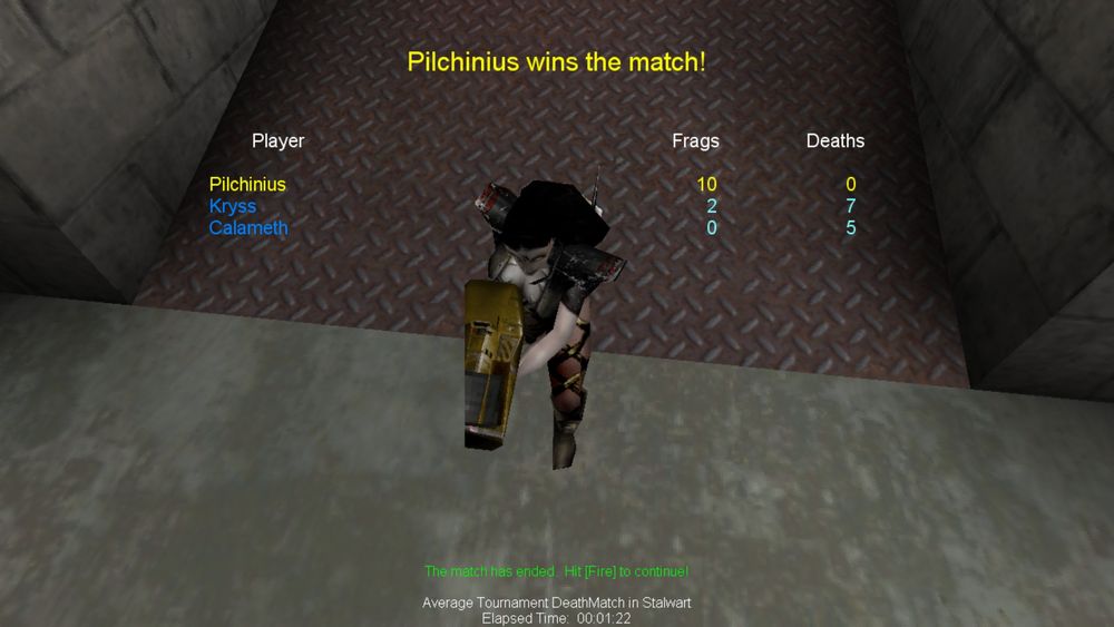 hey, my eyes are up here asshole