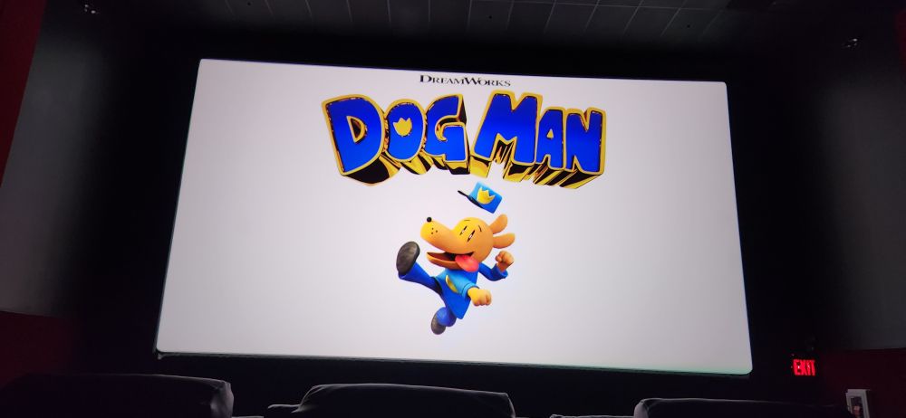 Dogman logo at the beginning of the movie.