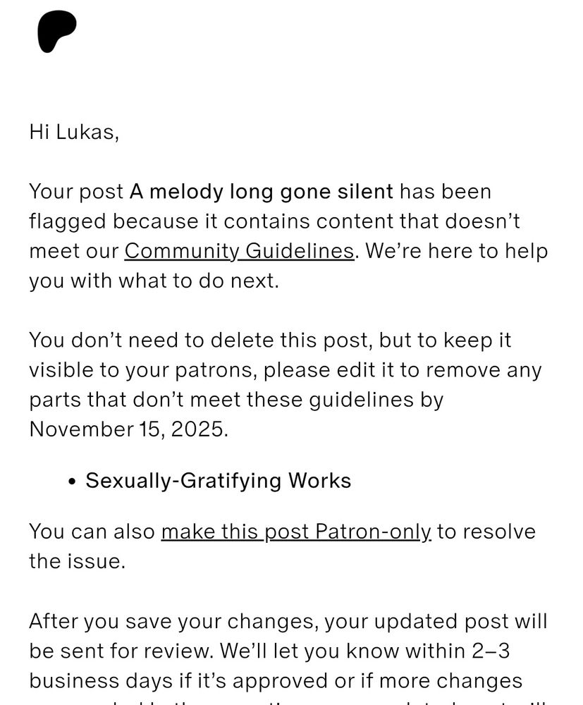 E-Mail for flagged content