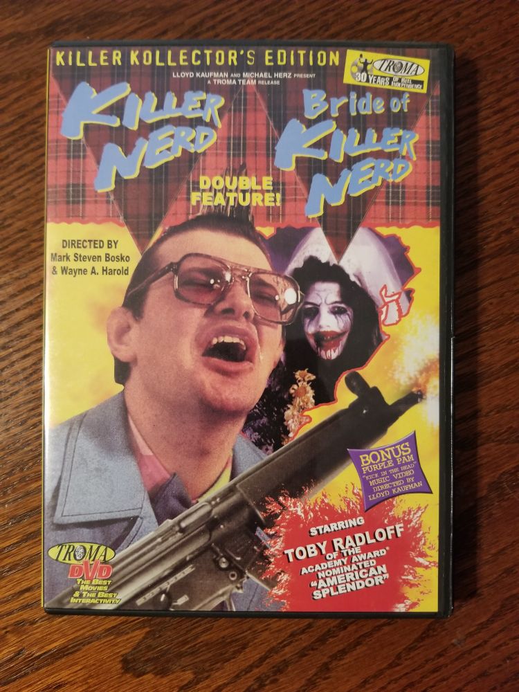 Killer Nerd double feature DVD cover