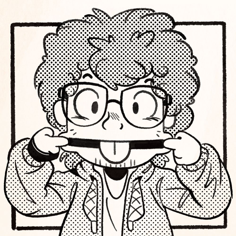 illustration of myself draw in an art style inspired by Akira Toriyama mangaka creator of Dragon Ball and Dr. Slump may he rest in peace 