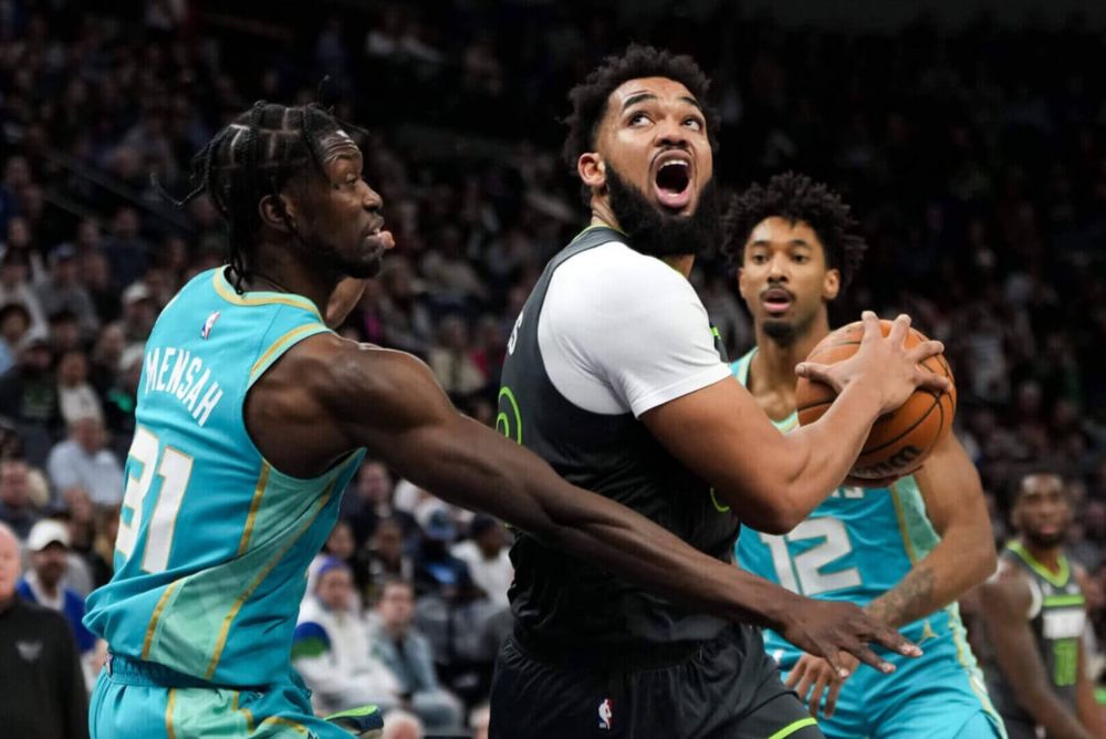 For Karl-Anthony Towns, a record-setting night is spoiled by a stomach-churning loss