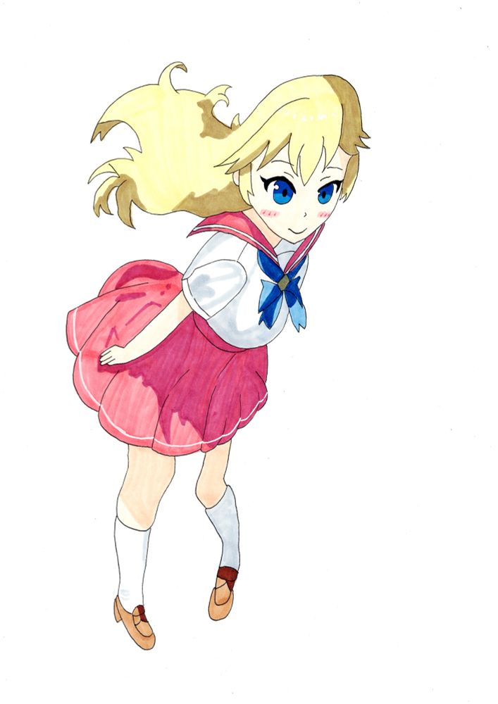 オリキャラの女の娘(灬´ω`灬)