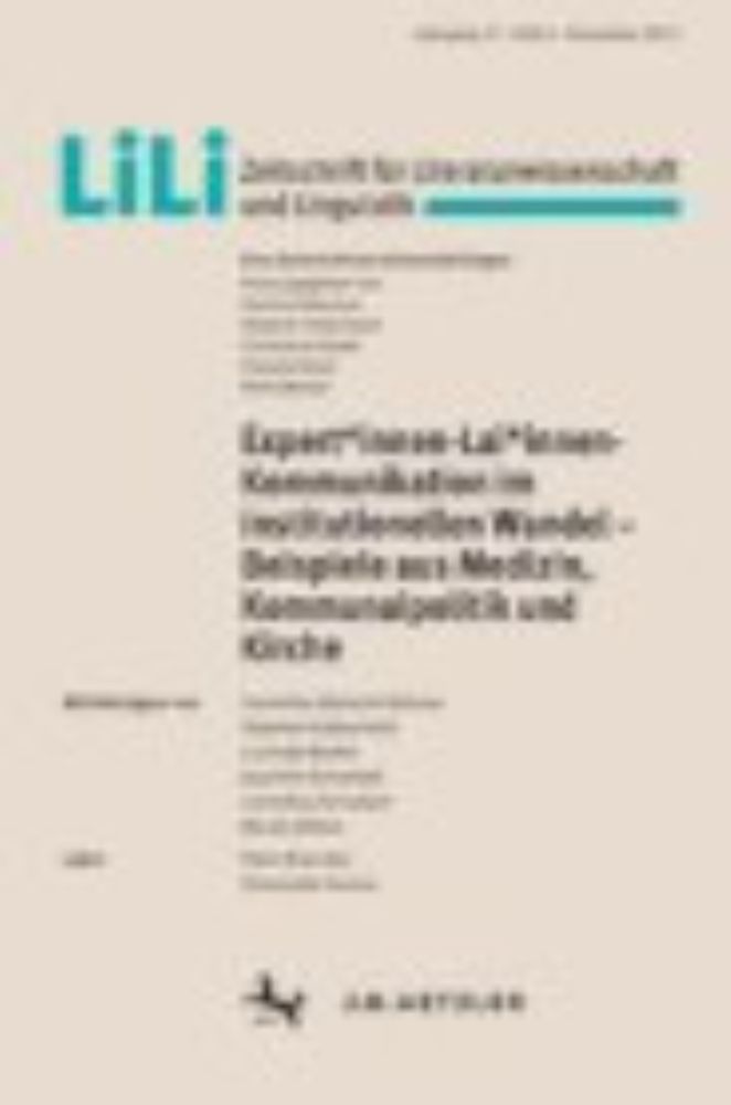 Zeitschrift für Literaturwissenschaft und Linguistik | Volume 54, issue 1