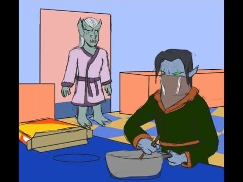 Raziel Making Chocolate Pudding at 4AM
