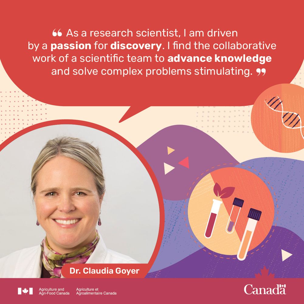 A photo of a person with a quote bubble that says, "As a research scientist, I am driven by a passion for discovery. I find the collaborative work of a scientific team to advance knowledge and solve complex problems stimulating”.
