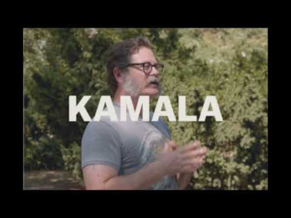 (Uncensored) Nick Offerman - "Proud to Be a Kamala Man" Swearin' Version