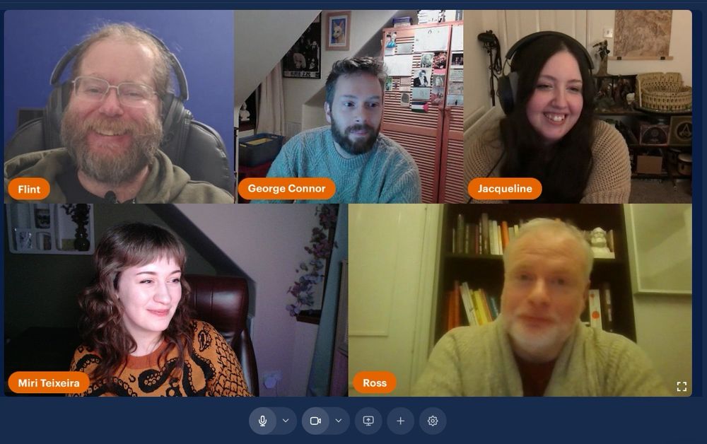 Top left: Flint Dibble, top middle: George Connor, top right: Jacqueline Munro, bottom left: Miri Teixeira, bottom right: Ross McGovern