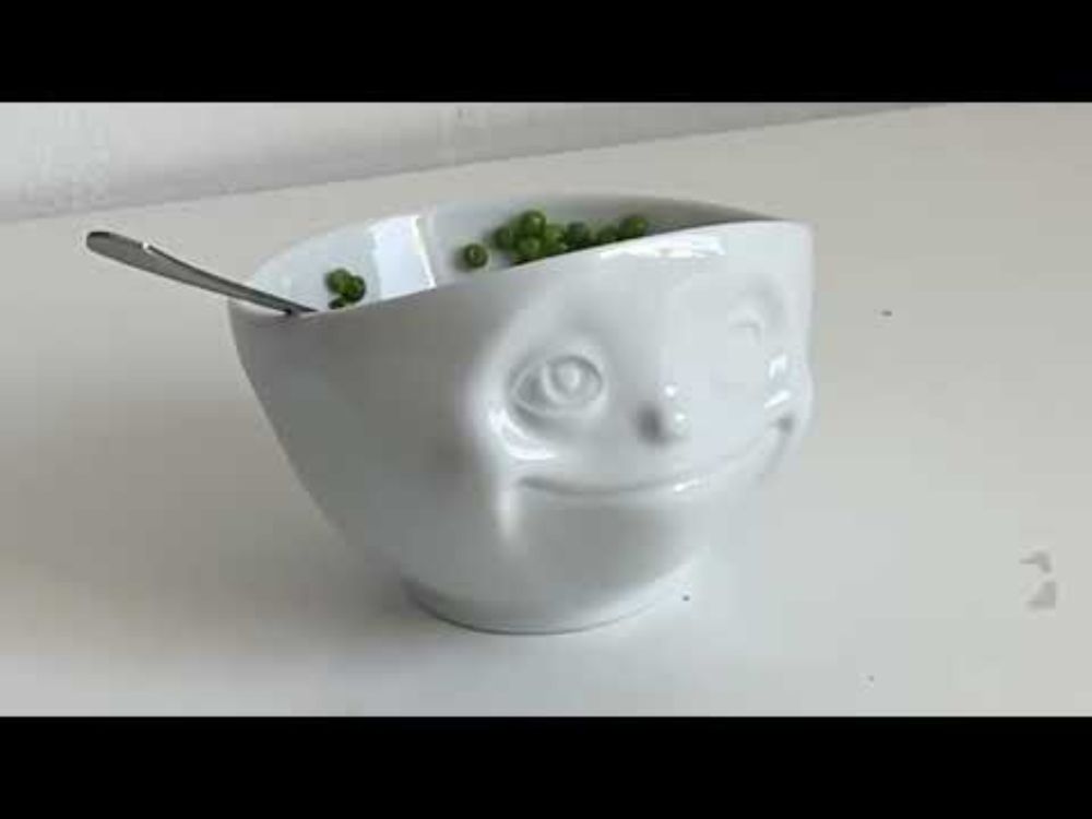 I eat peas for 15 minutes