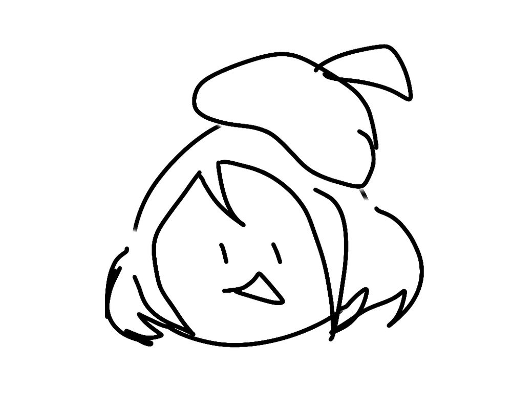 A poorly drawn image of my oc Apple Cobbler.