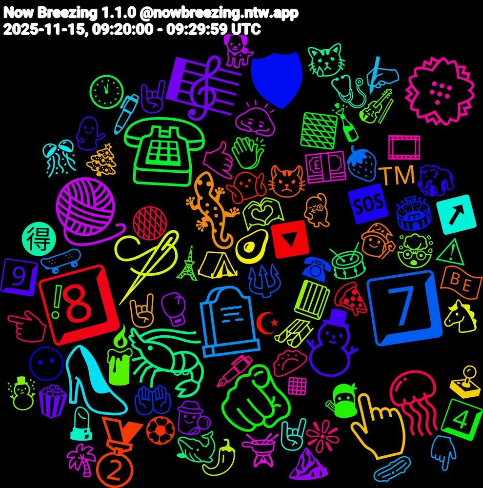 Emoji Cloud; its emojis (sorted by weighted frequency, descending):  🦎, ⛄, 🫵🏽, 🪼, 🪦, 🪡, 🧶, 🦐, 🥈, 🛡, 🕯, 💮, 👠, 👆, 🎼, ☎️, 8️⃣, 7️⃣, 🫶🏾, 🫕, 🩺, 🧙, 🦣, 🥷, 🥟, 🥒, 🥑, 🥊, 🥁, 🤷🏼, 🤲, 🤯, 🤙, 🤘🏼, 🤘🏻, 🤘, 🟫, 🟠, 🛹, 🛷, 🙇🏻, 😿, 😾, 😶, 🗼, 🖋️, 🖊️, 🕹️, 🕵️, 🕚, 🔽, 🔱, 📕, 💷, 💄, 💃🏼, 💁, 👏🏽, 👈🏻, 👇🏾, 🐴, 🐕, 🐋, 🏵, 🏟️, 🎻, 🎞️, 🎊, 🎄, 🍿, 🍾, 🍕, 🍓, 🌶️, 🌴, 🉐, 🇧🇪, 🆘, ❕, ❇️, ✍🏼, ⛺, ⛰️, ⚠, ☪, ☎, ☃️, ◾, ↗️, ™️, 9️⃣, 4️⃣