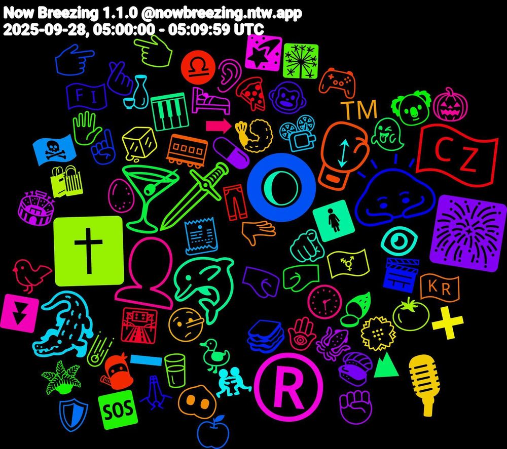 Emoji Cloud; its emojis (sorted by weighted frequency, descending):  🐬, 🥊, 🙇‍♀️, 🗡️, 👤, 🐊, 🎙, 🎆, 🍸, 🇨🇿, ⭕, ✝️, ®️, 🫵, 🫳, 🫰, 🪴, 🪬, 🧾, 🧊, 🦑, 🦆, 🥷, 🥪, 🥛, 🥚, 🤼‍♂️, 🤥, 🤜, 🤛, 🛣️, 🛡️, 🛍, 🛌, 🚺, 🚃, 🙏🏾, 🖐, 🕝, 📽️, 💮, 💊, 👻, 👖, 👉🏼, 👈🏼, 👂, 👁, 🐽, 🐵, 🐨, 🐦, 🏴‍☠️, 🏳️‍⚧️, 🏟️, 🎹, 🎮, 🎬, 🎇, 🎃, 🍶, 🍤, 🍣, 🍠, 🍕, 🍏, 🍅, 🌠, 🌔, 🇰🇷, 🇫🇮, 🆘, ➡, ➖, ➕, ✊🏻, ⛰, ♎, ☝, ☄️, ⏬, ↕, ™️