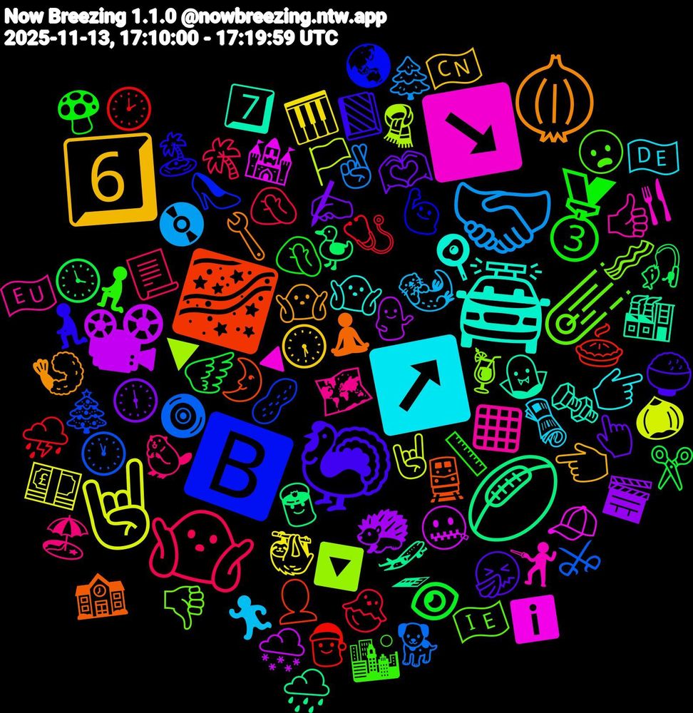 Emoji Cloud; its emojis (sorted by weighted frequency, descending):  ↘️, 🚔, 🧅, 🦃, 🥉, 🤷🏽‍♀️, 🤝🏾, 🤘🏼, 📽, 🏉, 🌌, 🅱️, ☄️, ◾, ↗️, 6️⃣, 🫶🏿, 🪽, 🩺, 🧿, 🧣, 🧢, 🧛‍♀️, 🧘‍♂️, 🧎‍♂️, 🧎, 🦫, 🦦, 🦥, 🦔, 🦆, 🥧, 🥜, 🥓, 🤺, 🤷🏾‍♀️, 🤷🏼, 🤧, 🤦🏾‍♀️, 🤦🏽‍♂️, 🤞🏻, 🤘🏽, 🤐, 🛫, 🚆, 🙋🏻‍♀️, 😦, 🗺️, 🗞️, 🕠, 🕕, 🕓, 🕑, 🕐, 🔽, 🔺, 🔩, 🔧, 📗, 📏, 📃, 📀, 💷, 💁‍♀️, 👮, 👤, 👠, 👎🏼, 👍🏼, 👉🏾, 👈🏾, 👆, 👁, 🐣, 🐕, 🏳️, 🏰, 🏭, 🏫, 🏝️, 🏙️, 🏖️, 🏃‍♂️, 🎹, 🎬, 🎣, 🎅, 🎄, 🍹, 🍴, 🍳, 🍤, 🍚, 🍄, 🌴, 🌲, 🌰, 🌨️, 🌧️, 🌛, 🌏, 🇮🇪, 🇪🇺, 🇩🇪, 🇨🇳, ✍🏼, ✂️, ⛈️, ⚔, ▶, ℹ️, 7️⃣