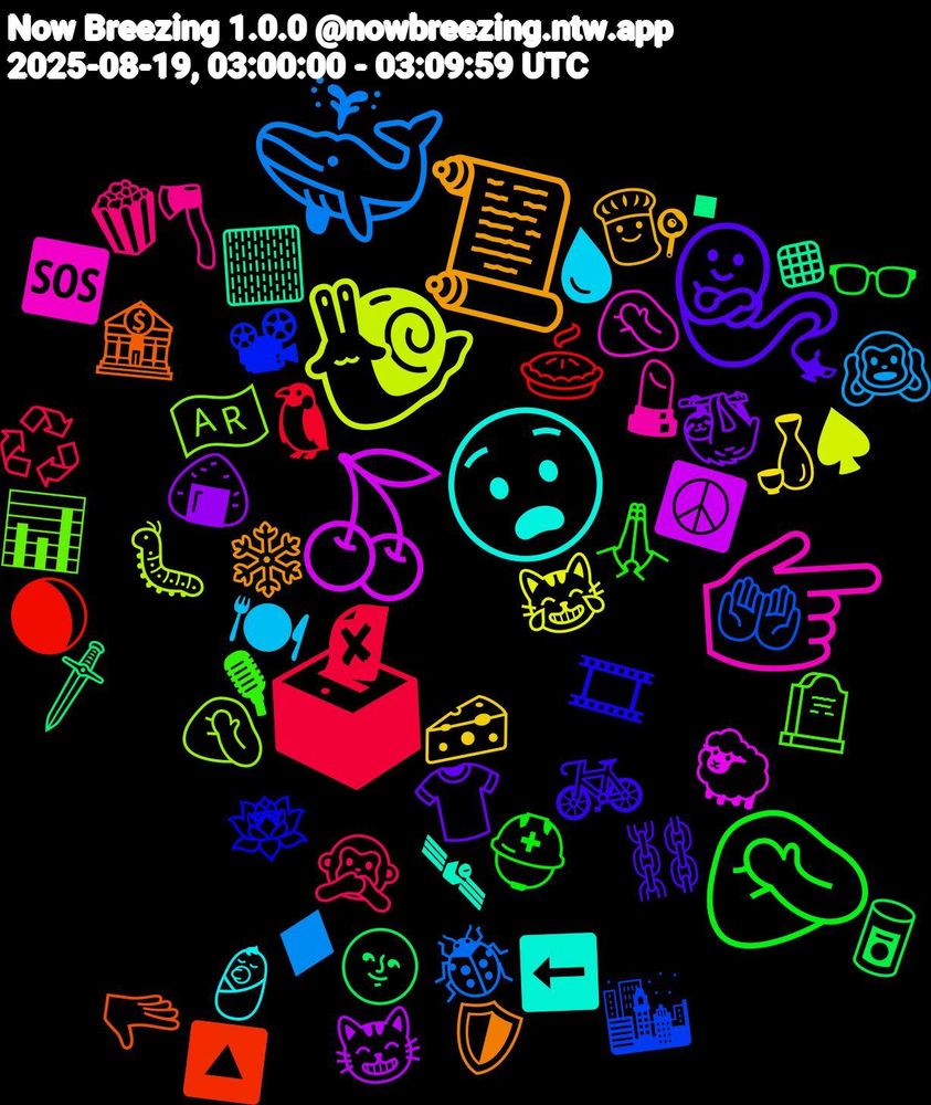 Emoji Cloud; its emojis (sorted by weighted frequency, descending):  👉🏼, 😧, 📜, 🧞, 🤦🏾‍♀️, 🗳, 🐳, 🐌, 🍒, ▪️, 🫳, 🪷, 🪦, 🪓, 🩸, 🧀, 🦥, 🥫, 🥧, 🤲, 🤦🏽‍♀️, 🤦🏼‍♀️, 🛰, 🛡️, 🚲, 🙏🏾, 🙊, 🙉, 😹, 😸, 🗡️, 🔼, 📽, 📊, 💄, 👶, 👨‍🍳, 👕, 👓, 🐧, 🐞, 🐛, 🐑, 🏻, 🏦, 🎞, 🎙, 🍿, 🍽, 🍶, 🍙, 🌝, 🌒, 🌆, 🇦🇷, 🆘, ⬅️, ❄️, ⛓️, ⛑️, ♻️, ♦, ♠, ☮️, ▪