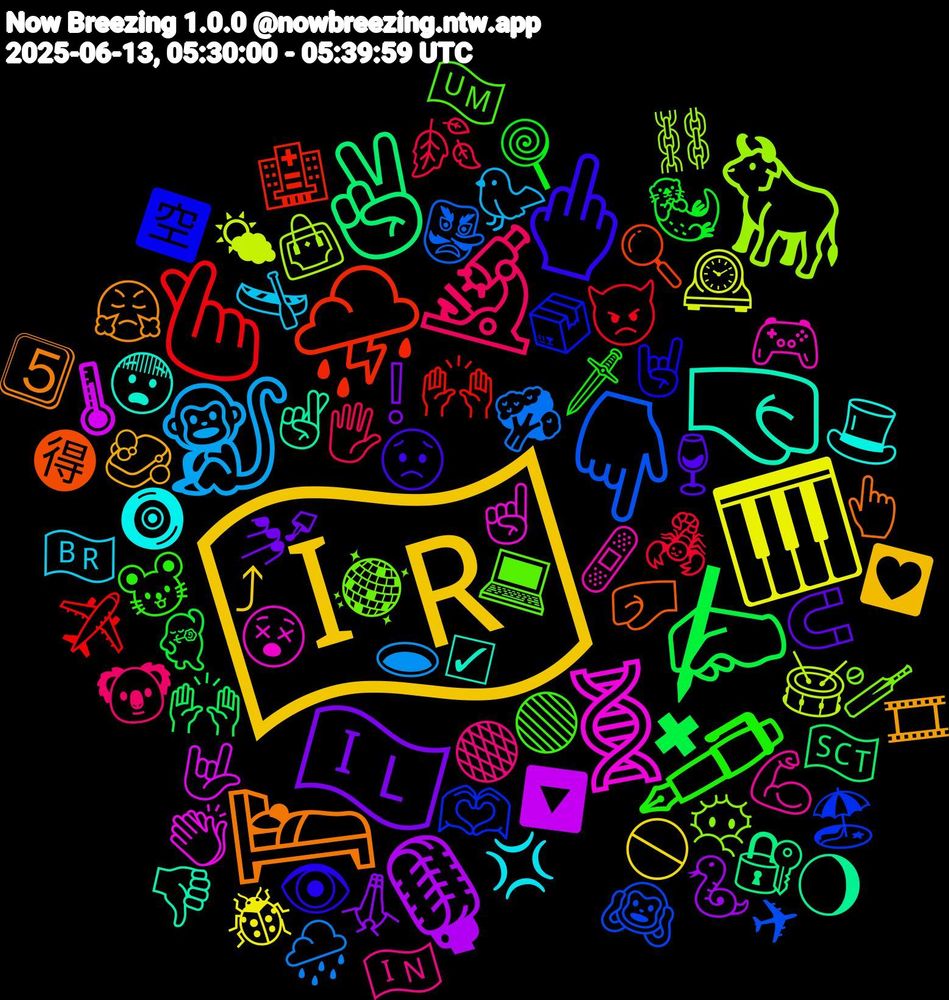 Emoji Cloud; its emojis (sorted by weighted frequency, descending):  🇮🇷, 🇮🇱, ✍, 🫰, 👇🏽, 🐂, 🧬, 🤜, 🛌, 🖕🏻, 🖋️, 🔬, 🐒, 🎹, 🎙️, ✌🏼, ⛈️, 🫶🏽, 🪩, 🩹, 🧿, 🧼, 🧲, 🦦, 🦂, 🥦, 🥁, 🤟, 🤞🏼, 🤛, 🤘🏻, 🟢, 🟠, 🛶, 🚫, 🙏🏼, 🙌🏾, 🙌🏼, 🙉, 😶‍🌫️, 😵, 😨, 😤, 😟, 🗡️, 🖐, 🕳️, 🕰️, 🔽, 🔐, 🔍, 📦, 💻, 💪🏽, 💢, 💟, 💅, 💃🏻, 👿, 👺, 👜, 👏🏼, 👎🏾, 👆, 👁️, 🐭, 🐨, 🐦, 🐞, 🐍, 🏴󠁧󠁢󠁳󠁣󠁴󠁿, 🏥, 🏖️, 🏏, 🎮, 🎩, 🎞, 🍷, 🍭, 🍂, 🌧️, 🌤, 🌡, 🌖, 🉐, 🈳, 🇺🇲, 🇮🇳, 🇧🇷, ⤴, ❕, ✖, ✈️, ✈, ⛓️, ☝🏼, ☑, 5⃣