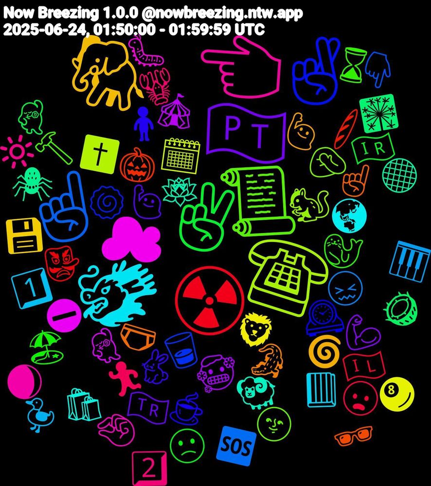 Emoji Cloud; its emojis (sorted by weighted frequency, descending):  🤞🏾, 📜, 👈🏽, 🐲, 🐘, 🇵🇹, ✌🏾, ☢️, ☝🏻, ☎️, ☁, 🪷, 🩲, 🧍🏽‍♀️, 🦭, 🦞, 🦆, 🦁, 🥶, 🥥, 🥖, 🥃, 🤦🏻‍♂️, 🤏🏾, 🛍️, 🙋🏻‍♂️, 🙋‍♂️, 🙁, 😦, 😖, 🗓️, 🕺, 🕷️, 🕶️, 🕰️, 🔨, 🔆, 📕, 💾, 💪🏼, 💃🏽, 👺, 👇🏽, 🐿️, 🐛, 🐏, 🐊, 🐇, 🏖️, 🏃‍♂️, 🎹, 🎱, 🎪, 🎇, 🎃, 🍥, 🌝, 🌒, 🌏, 🌀, 🇹🇷, 🇮🇷, 🇮🇱, 🆘, ✝️, ⛔, ⚫, ☝🏽, ☕, ⌛, 2️⃣, 1️⃣