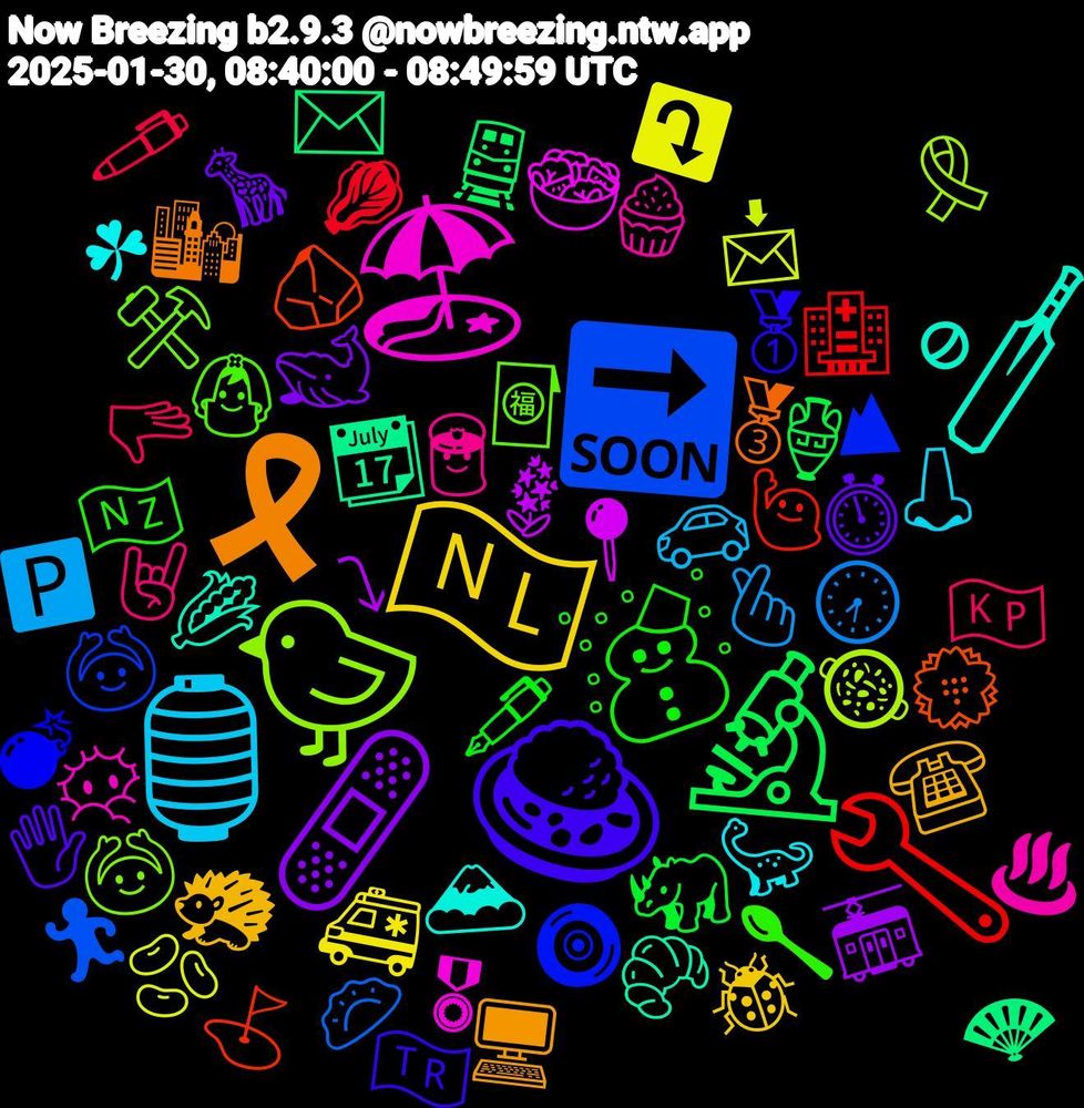 Emoji Cloud; its emojis (sorted by weighted frequency, descending):  🏮, 🇳🇱, 🩹, 🔬, 🔧, 🔜, 🐤, 🏖️, 🏏, 🎗, 🍛, ☃, 🫳, 🫰🏻, 🫘, 🪻, 🪭, 🪨, 🧿, 🧧, 🧁, 🦕, 🦔, 🦒, 🦏, 🥬, 🥟, 🥘, 🥗, 🥐, 🥉, 🥇, 🥄, 🤘🏻, 🚗, 🚑, 🚋, 🚆, 🙋‍♀️, 🙆🏻, 🙆‍♀️, 😶‍🌫️, 🗻, 🖥️, 🖐🏻, 🖋️, 🖊️, 🕢, 📩, 📍, 📆, 💮, 💣, 👰, 👮‍♂️, 👃, 🐞, 🐋, 🏺, 🏥, 🏃‍♂️, 🎗️, 🎖, 🌽, 🌇, 🇹🇷, 🇳🇿, 🇰🇵, 🅿️, ⤵️, ⤵, ✉️, ⛳, ⛰, ⚒️, ♨️, ☘, ☎️, ⏱️