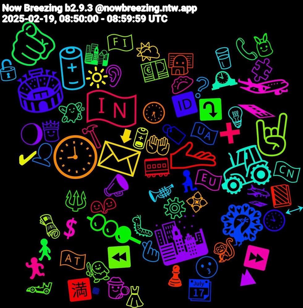 Emoji Cloud; its emojis (sorted by weighted frequency, descending):  🔋, 📩, 🌆, 🫵🏻, 🫴, 🦚, 🤘🏻, 🛫, 🚜, 🕘, 🏟️, 🍡, 🇮🇳, 🫰🏼, 🪫, 🧩, 🧚, 🧑‍💻, 🧎‍♀️, 🧌, 🥟, 🥛, 🤲, 🛬, 🚶, 🚃, 😗, 🗞️, 🕵️, 🕰, 🕢, 🕙, 🔱, 🔨, 🔓, 🔆, 📣, 📞, 📗, 📆, 💶, 💲, 💡, 💠, 👸, 👯, 👭, 👤, 👗, 👂, 🐛, 🐒, 🏷️, 🏎️, 🏃‍♀️, 🎺, 🌤️, 🌖, 🌇, 🈵, 🇺🇦, 🇫🇮, 🇪🇺, 🇨🇳, 🇦🇹, 🆔, ⤵️, ➕, ❔, ✔, ⛰, ⚙️, ♟️, ▪️, ⏪, ⏩, ↔