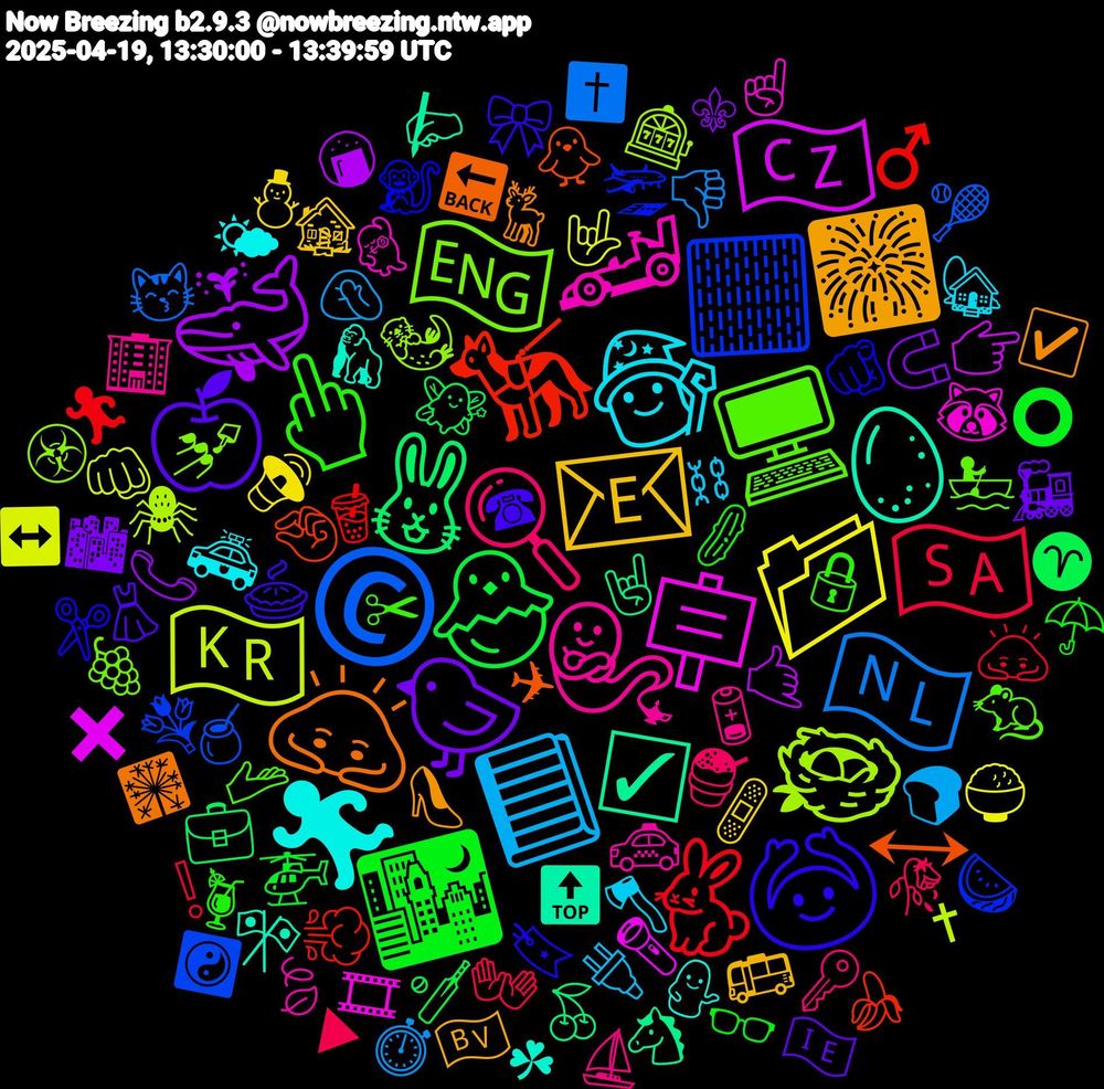 Emoji Cloud; its emojis (sorted by weighted frequency, descending):  🖥️, 🧞, 🧙, 📧, 🐤, 🐣, 🐇, ©️, 🪺, 🪧, 🥚, 🙇‍♀️, 🙆, 🖕🏾, 🔍, 📘, 📁, 🐳, 🐰, 🐕‍🦺, 🏻, 🏴󠁧󠁢󠁥󠁮󠁧󠁿, 🏎️, 🏃, 🎆, 🍏, 🌃, 🇸🇦, 🇳🇱, 🇰🇷, 🇨🇿, ☑, ↔, 🫵🏻, 🫴, 🪫, 🪓, 🩹, 🧲, 🧚, 🧋, 🧉, 🦦, 🦝, 🦍, 🦌, 🥧, 🥒, 🥀, 🤦🏽, 🤟🏻, 🤙🏼, 🤘🏼, 🤏🏻, 🛬, 🚣, 🚕, 🚓, 🚌, 🚂, 🚁, 🙇🏻, 😽, 🕷️, 🔦, 🔝, 🔙, 🔖, 🔒, 🔑, 🔌, 🔊, 📞, 💼, 💨, 💐, 💅, 💃🏽, 💁, 👠, 👗, 👓, 👐, 👎🏻, 👊🏽, 👉🏾, 🐴, 🐥, 🐒, 🐀, 🏢, 🏡, 🏚️, 🏙, 🏏, 🏃‍♂️, 🎾, 🎰, 🎞, 🎌, 🎇, 🎀, 🍹, 🍧, 🍞, 🍚, 🍘, 🍒, 🍌, 🍉, 🍇, 🍃, 🌤, 🇳🇴, 🇮🇪, ⭕, ❕, ✝️, ✝, ✖️, ✍, ✈, ✂️, ✂, ⛵, ⛓, ⛄, ⚜, ♈, ♂️, ☯️, ☣️, ☝🏼, ☘, ☑️, ☎, ☂️, ▶, ⏱️, ↔️