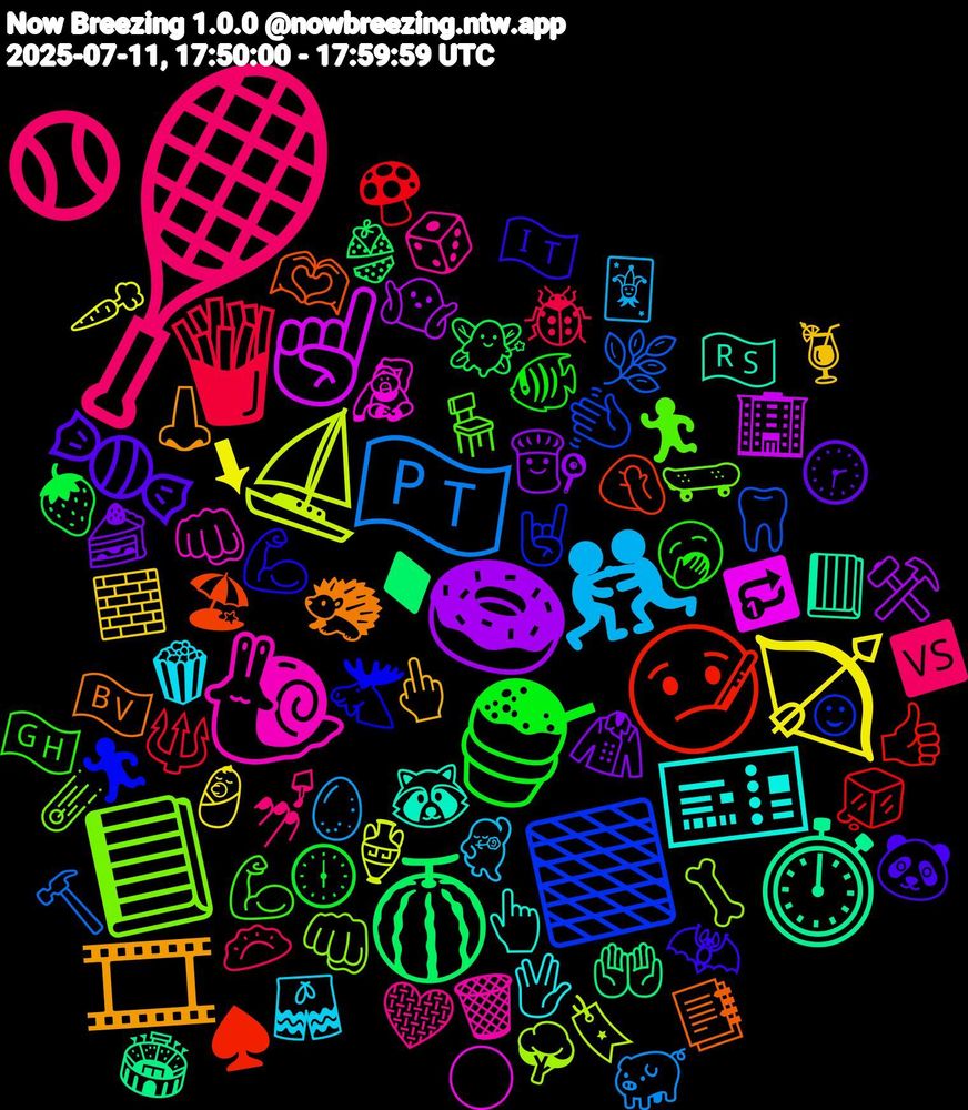 Emoji Cloud; its emojis (sorted by weighted frequency, descending):  🎾, 🤼, 🏹, 🍩, 🍈, 🤒, 🟫, 📘, 🐌, 🎫, 🎞, 🍬, 🍧, 🍟, 🇵🇹, ⛵, ☝🏼, ⏱️, 🫶🏿, 🫎, 🪑, 🩶, 🩳, 🧱, 🧥, 🧚‍♀️, 🧊, 🦷, 🦴, 🦧, 🦝, 🦔, 🦇, 🥱, 🥟, 🥚, 🥕, 🤷🏼, 🤲🏻, 🤦🏼‍♂️, 🤘🏼, 🛹, 🗑️, 🖖, 🖕🏾, 🕝, 🕕, 🔱, 🔨, 🔖, 🔂, 📕, 📑, 💪🏿, 💪🏼, 💅🏽, 💃🏻, 👶, 👨‍🍳, 👙, 👍🏽, 👋🏾, 👊🏾, 👊🏼, 👆🏼, 👃, 🐼, 🐠, 🐞, 🐖, 🏺, 🏢, 🏟️, 🏖, 🏃‍♂️, 🏃, 🎲, 🍿, 🍹, 🍰, 🍓, 🍄, 🌿, 🌳, 🌕, 🇷🇸, 🇳🇴, 🇮🇹, 🇬🇭, 🆚, 🃏, ⬇, ⚒️, ♦️, ♠️, ☺, ☄️