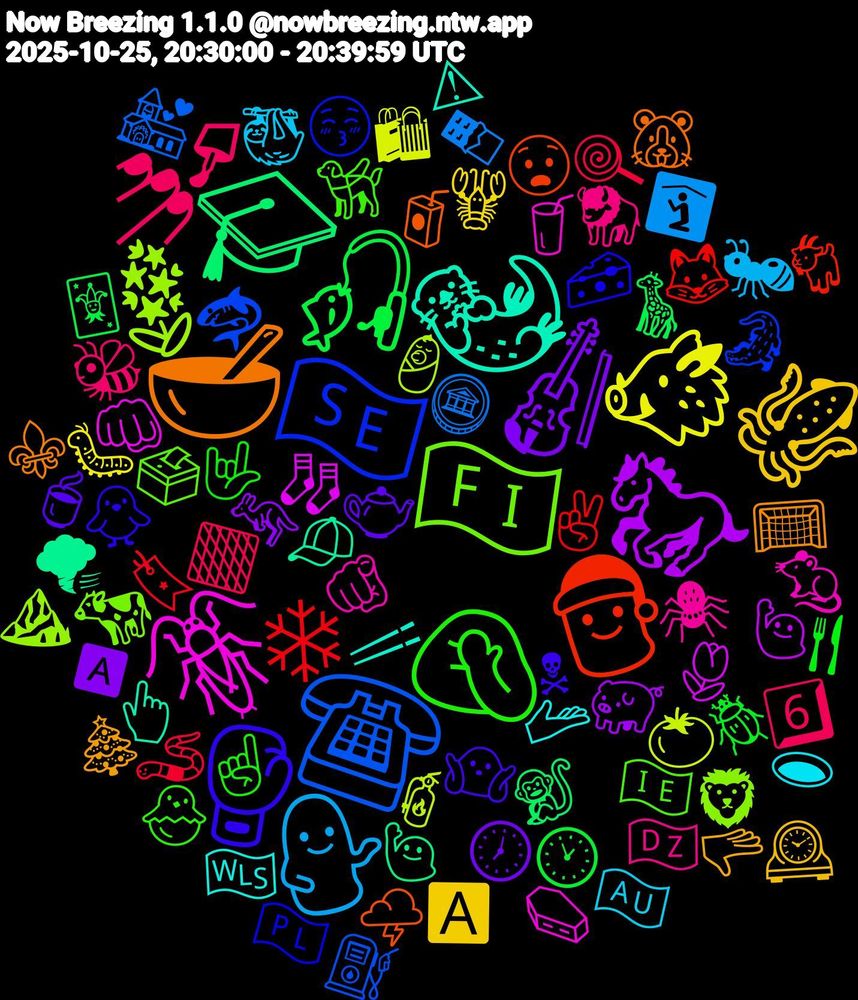 Emoji Cloud; its emojis (sorted by weighted frequency, descending):  🦑, 🎻, 🎣, ❄, ☎️, 🪻, 🪳, 🦦, 🥣, 🥊, 🤦🏽‍♂️, 💅🏻, 💁‍♀️, 🐗, 🐎, 🎓, 🎅, 🇸🇪, 🇫🇮, 🫵🏻, 🫴, 🫳, 🫖, 🪲, 🪱, 🪙, 🧯, 🧦, 🧢, 🧃, 🧀, 🦮, 🦬, 🦥, 🦞, 🦘, 🦒, 🦊, 🦈, 🦁, 🥤, 🥢, 🥅, 🤷🏾‍♂️, 🤟, 🟧, 🛐, 🛍, 🙋🏻‍♀️, 🙋🏻, 😧, 😚, 🗳️, 🕷️, 🕳️, 🕰️, 🕖, 🕑, 🔖, 💒, 👶, 👊🏽, 👆🏻, 🐹, 🐥, 🐣, 🐝, 🐜, 🐛, 🐖, 🐒, 🐐, 🐊, 🐄, 🐀, 🏴󠁧󠁢󠁷󠁬󠁳󠁿, 🎄, 🍵, 🍴, 🍭, 🍫, 🍅, 🌷, 🌪, 🌩️, 🇵🇱, 🇮🇪, 🇩🇿, 🇦🇺, 🅰️, 🅰, 🃏, ✌, ⛽, ⛰️, ⚰️, ⚠, ⚜️, ☠, ☝, 6️⃣