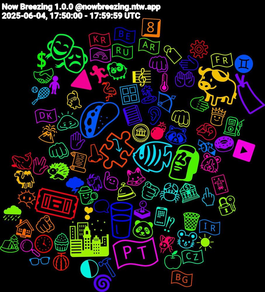 Emoji Cloud; its emojis (sorted by weighted frequency, descending):  🧩, 🥛, 🗿, 🔺, 🐠, 🐃, 🏷, 🎭, 🎟️, 🌮, 🌆, 🇵🇹, 🫵🏽, 🫵🏼, 🫲, 🫱, 🪰, 🪟, 🪙, 🧍‍♂️, 🧁, 🦩, 🦝, 🦔, 🦊, 🦀, 🤴, 🤲🏻, 🤝🏿, 🤏🏻, 🛰️, 🛎️, 🙋🏻‍♂️, 🙇‍♀️, 😶‍🌫️, 🗨️, 🗑️, 🖖, 🖕🏻, 🕺🏻, 🕹️, 🕵️‍♀️, 🕓, 🔨, 🔐, 🔍, 📱, 📜, 📘, 💲, 💣, 👓, 👊🏾, 👊🏽, 👊🏻, 👃, 👂, 🐼, 🐹, 🐭, 🐫, 🐐, 🐏, 🐋, 🏹, 🏷️, 🏳️‍🌈, 🏦, 🏠, 🏝️, 🏕️, 🏃‍♀️, 🎾, 🎼, 🍩, 🍏, 🍈, 🌩, 🌧, 🌡️, 🌓, 🌋, 🌀, 🇷🇺, 🇰🇷, 🇮🇷, 🇫🇷, 🇩🇰, 🇨🇿, 🇧🇬, 🇧🇪, 🇦🇷, 🃏, ⤵, ❣, ✋🏼, ⛽, ⚙️, ♊, ☀, ▶️, ⁉, 8️⃣