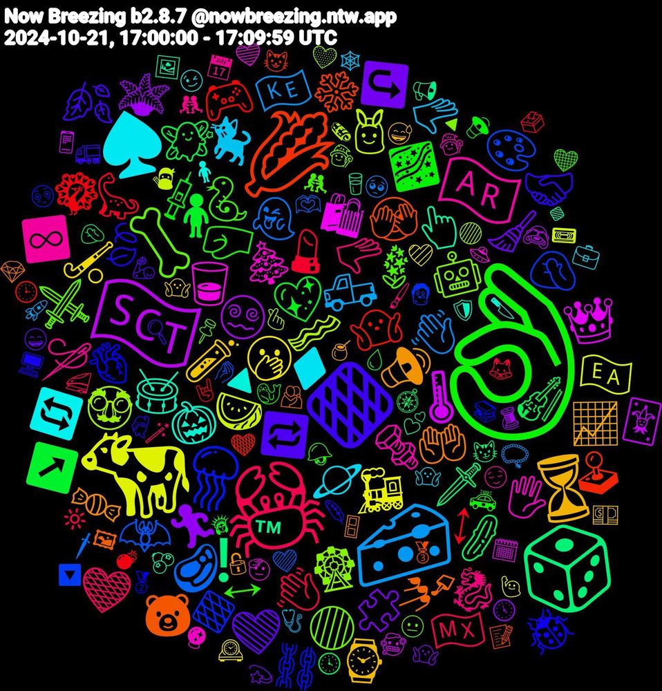 Emoji Cloud; its emojis (sorted by weighted frequency, descending):  🔸, 👌🏻, 🦀, 🧀, 🐄, 🏴󠁧󠁢󠁳󠁣󠁴󠁿, 🎲, 🌽, 🪼, 🦴, 🇦🇷, ♠️, ⏳, 🧹, 🧍‍♀️, 🦕, 🥩, 🥓, 🛍, 🔹, 💅🏻, 🍃, ↔, 🫳🏻, 🫳, 🫢, 🪴, 🥒, 🤷🏽, 🤦🏼‍♀️, 🤖, 🖐️, 🔺, 🔊, 🔁, 💉, 👋🏼, 👋, 🍉, 🌡, ™, 🫣, 🫀, 🪻, 🪡, 🪐, 🧪, 🧩, 🧚‍♀️, 🦚, 🦇, 🥸, 🥃, 🥁, 🤲🏻, 🤝, 🤛🏻, 🤎, 🛻, 🚂, 😵‍💫, 🗡️, 🕹️, 🔶, 🔴, 🔩, 🔄, 📈, 💚, 💖, 💄, 👻, 👯, 👑, 👆, 🐻, 🐞, 🐍, 🐉, 🐈‍⬛, 🏑, 🏃, 🎻, 🎮, 🎨, 🎡, 🎄, 🎃, 🍬, 🍂, 🌌, 🇲🇽, 🇰🇪, 🇪🇦, 🃏, ❗, ❄️, ⛓️, ⚔️, ♾️, ♦️, ⌚, ↪️, ↗️, ↕, 🫶🏾, 🫰, 🫡, 🫐, 🫂, 🪶, 🪖, 🪄, 🩺, 🩷, 🧵, 🧭, 🧡, 🧟‍♀️, 🧙🏻, 🧙, 🧍, 🧉, 🦾, 🦭, 🦊, 🥺, 🥷, 🥶, 🥛, 🥉, 🥈, 🤼‍♂️, 🤼, 🤷🏽‍♀️, 🤷🏼‍♂️, 🤷‍♀️, 🤦🏾‍♀️, 🤘🏼, 🤌, 🟣, 🛸, 🛡️, 🚪, 🚛, 🚓, 🚄, 🚀, 🙋🏻‍♂️, 🙈, 😼, 😺, 😳, 😐, 😌, 😉, 😅, 😄, 🗽, 🗳️, 🗡, 🗞, 🗓️, 🖼️, 🖼, 🖥️, 🖤, 🖌️, 🕸, 🕰️, 🕔, 🕓, 🕒, 🔽, 🔻, 🔮, 🔪, 🔓, 🔍, 🔉, 🔆, 📿, 📼, 📱, 📢, 📝, 📚, 📌, 📅, 💼, 💵, 💫, 💧, 💣, 💜, 💛, 💙, 💕, 💎, 💃🏽