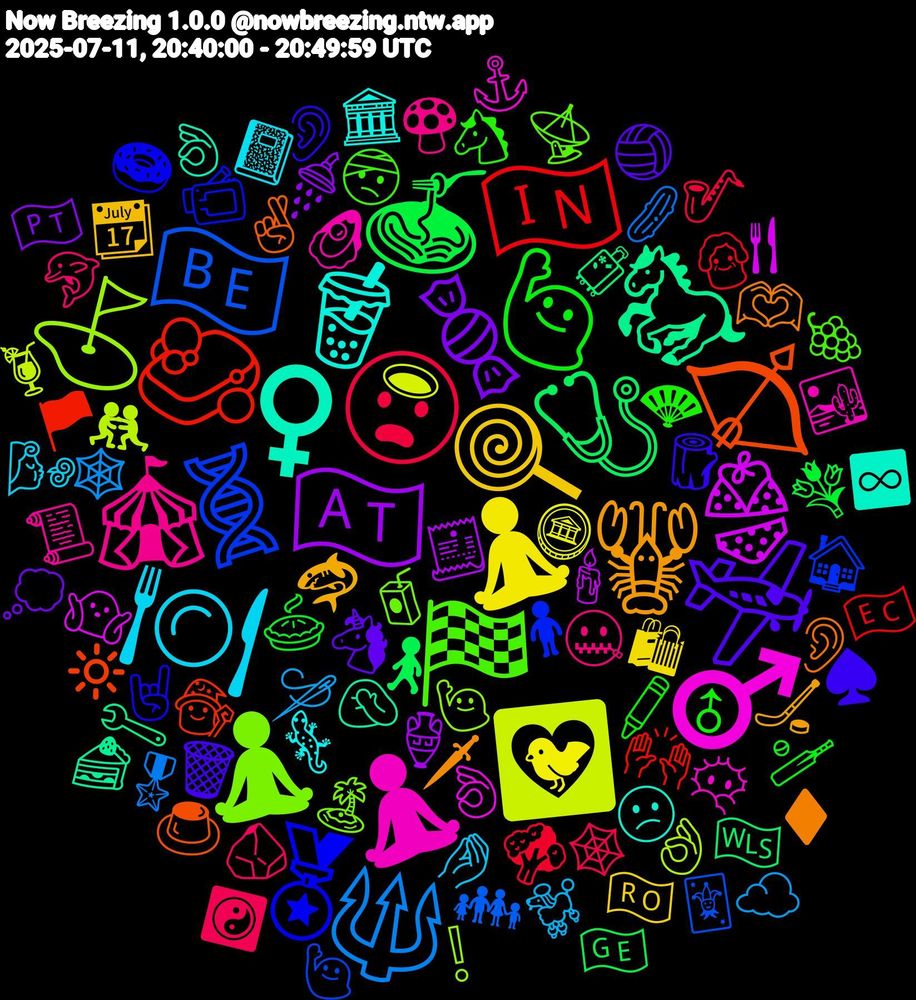 Emoji Cloud; its emojis (sorted by weighted frequency, descending):  🧘‍♂️, 🇦🇹, 🩺, 🧼, 🧬, 🧘‍♀️, 🧘, 🧋, 🦞, 🛩️, 🙋‍♀️, 😦, 🔱, 💟, 👙, 🐎, 🏹, 🏅, 🏁, 🎪, 🍽️, 🍭, 🍬, 🍝, 🇮🇳, 🇧🇪, ⛳, ♂️, ♀️, 🫶🏽, 🪵, 🪭, 🪨, 🪡, 🪙, 🧾, 🧳, 🧙🏻‍♂️, 🧍‍♂️, 🧃, 🦪, 🦎, 🦈, 🦄, 🥧, 🥦, 🥒, 🤼‍♀️, 🤷🏿‍♂️, 🤦🏼‍♂️, 🤞🏾, 🤘🏼, 🤕, 🤐, 🤌🏼, 🛍, 🚿, 🚶‍♀️, 🙌🏾, 🙋🏼‍♀️, 🙋🏻‍♂️, 😶‍🌫️, 😕, 🗡, 🗑️, 🖍️, 🕸️, 🕸, 🕳️, 🕯️, 🔧, 🔆, 📹, 📡, 📜, 📓, 📆, 💭, 💐, 👵, 👨‍👩‍👧‍👦, 👌🏿, 👌🏽, 👌🏼, 👂🏻, 👂, 🐴, 🐬, 🐩, 🐦‍⬛, 🏺, 🏴󠁧󠁢󠁷󠁬󠁳󠁿, 🏴, 🏠, 🏝️, 🏜️, 🏛️, 🏒, 🏐, 🏏, 🎷, 🎖️, 🍹, 🍴, 🍰, 🍮, 🍩, 🍇, 🍄, 🌬️, 🇷🇴, 🇵🇹, 🇬🇪, 🇪🇨, 🃏, ❕, ⚓, ♾️, ♦️, ♠️, ♂, ☯️, ☁️