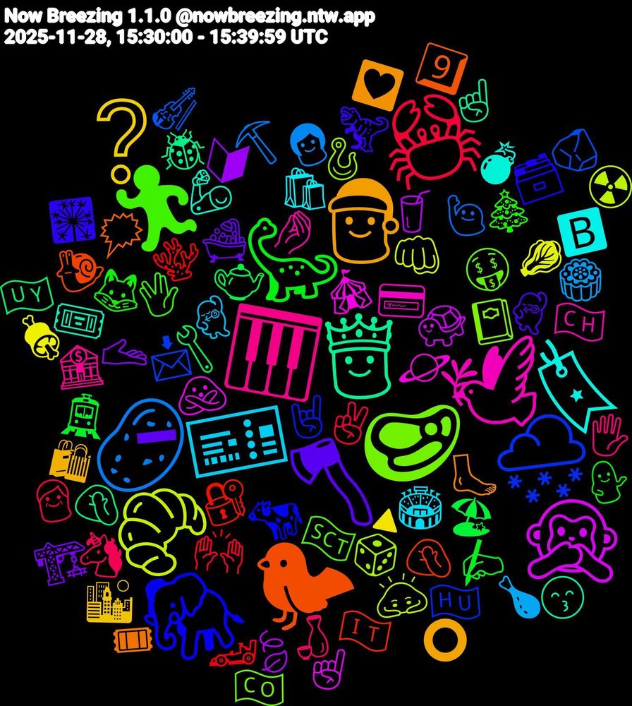 Emoji Cloud; its emojis (sorted by weighted frequency, descending):  🌨️, 🥩, 🕊️, 🔖, 🎅, 🪓, 🦕, 🦀, 🥔, 🥐, 🙊, 👸, 🐦‍⬛, 🐘, 🏃, 🎹, 🎫, ❔, 🫴, 🫖, 🪸, 🪨, 🪝, 🪐, 🦾, 🦶, 🦖, 🦊, 🦄, 🥮, 🥬, 🥤, 🤦🏼‍♂️, 🤦🏻, 🤘🏼, 🤑, 🤌🏼, 🛍️, 🛍, 🛁, 🚊, 🙌🏾, 🙋🏻‍♂️, 🙇‍♂️, 🙅‍♀️, 😙, 🗯️, 🗃️, 🖖, 🖐, 🕺🏻, 🔺, 🔰, 🔧, 🔐, 📩, 📔, 💳, 💣, 💟, 💃🏻, 💁‍♀️, 👴, 👩, 👊🏽, 🐢, 🐞, 🐌, 🐄, 🏴󠁧󠁢󠁳󠁣󠁴󠁿, 🏦, 🏟️, 🏙️, 🏗️, 🏖, 🏎️, 🎻, 🎲, 🎪, 🎟️, 🎟, 🎇, 🎄, 🍶, 🍗, 🍖, 🍃, 🇺🇾, 🇮🇹, 🇭🇺, 🇨🇴, 🇨🇭, 🅱️, ⭕, ➖, ✍🏻, ✌🏿, ⛏️, ☢️, ☝🏽, ☝, 9️⃣