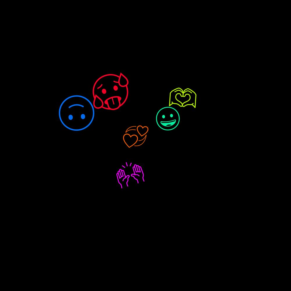 Emoji Cloud; its emojis (sorted by weighted frequency, descending):  🥵, 🙃, 🫶🏻, 🙌, 😀, 💞