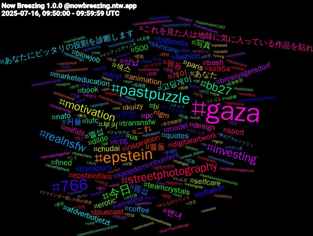 Hashtag Cloud; its hashtagged words/phrases (sorted by weighted frequency, descending):  gaza, pastpuzzle, epstein, 766, 今日, streetphotography, realnsfw, motivation, investing, bb27, 게이, vinyl, us, mifidii, marketeducation, kuizy, kpopdemonhunters, fined, epsteinfiles, 펨섭, 부커, 변녀, 고딩게이, これ, transporn, teamcrystals, sport, quotes, paris, model, lufc, inspiration, fashion, erotic, design, blowjob, animation, amateur, 500, 펨돔, 커플, 섹스, 상납, 멜섭, 멜돔, 구인, 写真, これを見た人は地味に気に入っている作品を貼れ, あなたにピッタリの役割を診断します, あなた, trpg, transnsfw, ss954, skincare, selfcare, pc, nafo, lgm, inflation, dildo, digitalartwork, coffee, chudai, brosiusgersdorf, book, bluecast, bigboobs, bi, bash, afdverbotjetzt, 조련, 전국구, 자지, 자위, 야외노출, 야방, 야단라, 쓰리썸, 수치, 부부, 보지, 방탄소년단, 미션, 만남, 레즈, 라인, 대학생, 대구, 건오, 갱뱅, 高画質, 青空晩酌部, 野球, 選挙, 読了, 舞台アサルトリリィ, 舞台, 神奈川, 比例, 時短, 日本, 拡散希望, 拡散, 広島, 巨乳, 大阪, 大容量, 参院, 参議院, 原神, 個人, フォロワー, ファインダー越しの私の世界, ファインダー, トゴスマho診断, トゴスマ, チョコ, シムズ, コミック, インフィニティニキ, みんなのリリメモ, みんな, こと, かわいい, いい, young, yahoo, ww1, wquers, worldofwarcraft, wishlistwednesday, wellness, weekcforcommunication, wednesdaywisdom, wataa, warhammercommunity, warhammer, vpsupport, vprepost, vore, viral, vgencomm, usnews, urbangaze, unitedstatesofamerica, united_states, ukpolitics, ucrania, twitchclips, tunnelbru, ts, transgirl, transfernieuws, toys, toonietuesday, today, thearchers, that70schallenge, teens, tavqotd, sutom, support, sunset, successmindset, style, strongertogether, streetfighter6, stockmarket, squirt, squareword1262, squareword, speirgorm, spain, sondaki̇ka, socialmedia, skyhub, sketchbook, showbiz, shop, sff, seo, sega, sea, runescape, rosewednesday, rights, ricohgr3, ricoh, resistance, releasetheepsteinfiles, pyt, projectmanagement, pokemongo, poetrylovers, poetrycommunity, photos, pcgames, parenting, nrw, nowspinning