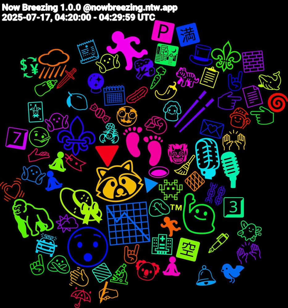 Emoji Cloud; its emojis (sorted by weighted frequency, descending):  😯, 🦍, 👣, 🎙️, 🦝, 🥢, 🙋🏻‍♂️, 🔻, 📉, 👒, 🏃‍♂️, 🎙, ⛈, ⚜️, ⚜, 🫴, 🧾, 🧹, 🧱, 🧚, 🧙‍♀️, 🧘‍♂️, 🧘‍♀️, 🧘, 🦂, 🥸, 🥦, 🥕, 🥒, 🤷🏾‍♂️, 🤷🏻‍♂️, 🤷🏻, 🤦🏾‍♀️, 🤘🏽, 🤘, 🤒, 🤏🏻, 🚔, 🙌🏼, 🙌🏻, 🙅, 🗡️, 🗓️, 🖋️, 🕳️, 🔷, 🔶, 🔮, 🔬, 🔖, 🔔, 📋, 📄, 💱, 💓, 💌, 👾, 👹, 👵, 👋🏾, 👉🏽, 👈🏻, 🐨, 🐦‍⬛, 🐋, 🐅, 🏥, 🏃‍♀️, 🎩, 🍼, 🍬, 🍋, 🌶️, 🌤️, 🌃, 🌀, 🈵, 🈳, 🅿️, 🃏, ✍, ⛓️, ☝🏾, ☔, ▶, ™, 7️⃣, 3️⃣