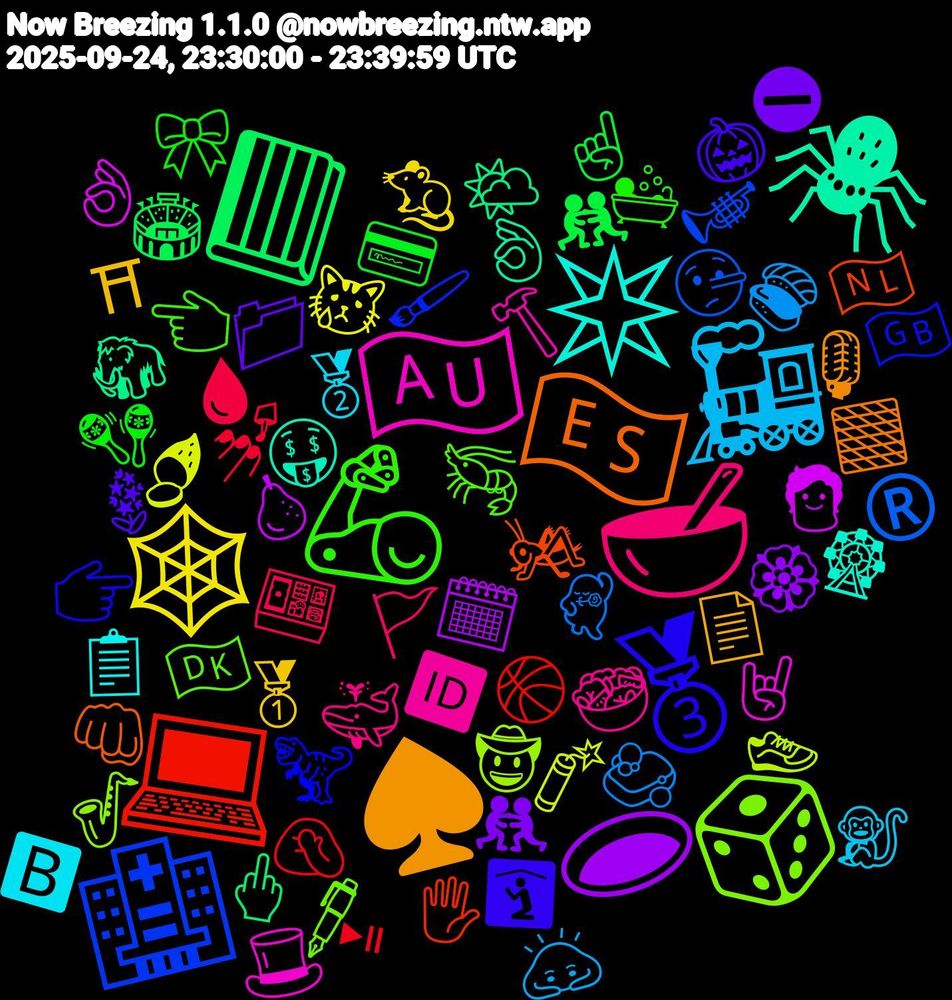 Emoji Cloud; its emojis (sorted by weighted frequency, descending):  🕷️, 🇪🇸, 🥉, 🦾, 🥣, 🚂, 🕸️, 🕳️, 📕, 💻, 🏥, 🎲, 🇦🇺, ✴️, ♠️, 🪻, 🪇, 🩸, 🧼, 🧨, 🧑, 🦣, 🦗, 🦖, 🦐, 🥗, 🥈, 🥇, 🤼‍♂️, 🤼‍♀️, 🤦🏼‍♀️, 🤥, 🤠, 🤘🏻, 🤑, 🟫, 🛐, 🛀, 🚩, 🙇🏻, 😿, 🗓️, 🖕🏽, 🖐️, 🖌️, 🖋️, 🔨, 📋, 📄, 📁, 💳, 💅🏻, 💃🏽, 👟, 👌🏾, 👌🏼, 👊🏽, 👉🏾, 👈🏾, 🐳, 🐒, 🐀, 🏵️, 🏟️, 🏀, 🎺, 🎷, 🎩, 🎡, 🎙️, 🎃, 🎀, 🍱, 🍣, 🍠, 🍐, 🌤️, 🇳🇱, 🇬🇧, 🇩🇰, 🆔, 🅱️, ⛩, ⛔, ☝🏼, ⏯, ®️