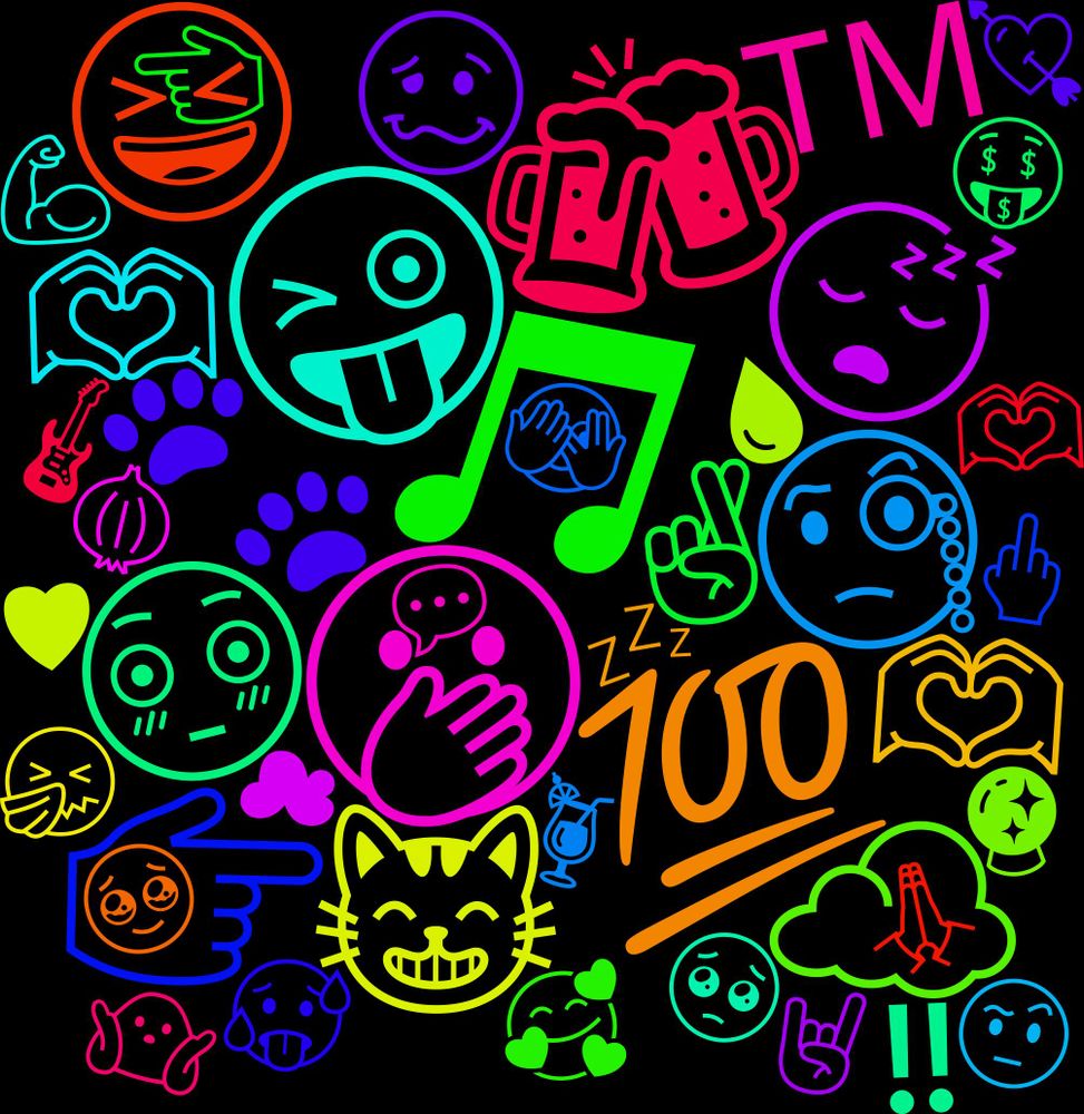 Emoji Cloud; its emojis (sorted by weighted frequency, descending):  🫢, 😜, 💯, 🐾, 🎵, 🍻, 🧐, 😸, 😴, 😳, 😆, 📚, 👉, 🇳🇿, ☁️, ™️, 🫶🏼, 🫶, 🥴, 🤷🏼‍♀️, 🤷‍♂️, 🤯, 🤪, 🤤, 🤣, 🤢, 🤞, 🤗, 🤔, 😨, 😢, 😇, 🔥, 💦, 💚, 💗, 💀, 👍, 👇, 👁️, 🐶, 🐈‍⬛, 🐈, 🎨, 🎉, 🍄, 🌹, ⭐, ✊, ☝️, ☔, 🫶🏾, 🫣, 🩸, 🧅, 🥺, 🥹, 🥵, 🥰, 🤷‍♀️, 🤨, 🤧, 🤡, 🤘, 🤓, 🤑, 🟥, 🙏, 😹, 😮, 😭, 😬, 😩, 😤, 😡, 😝, 😘, 😕, 😍, 😌, 😋, 😊, 😈, 😄, 😃, 😂, 😁, 😀, 🖕, 🕐, 🔴, 🔮, 📽️, 💬, 💫, 💪, 💤, 💞, 💘, 💖, 💕, 👏🏼, 👏, 👍🏼, 👋, 👊, 👉🏼, 👈🏼, 👈, 👄, 👀, 🐼, 🐏, 🏖️, 🎸, 🎶, 🎃, 🎀, 🍺, 🍹, 🍑, 🍅, 🍂, 🍁, 🌿, 🌸, 🌰, 🌟, 🌝, 🌎, 🌊, 🇮🇪, ❤️‍🔥, ❤️, ✨, ✍🏻, ♥️, ♥, ☺️, ☁, ‼️